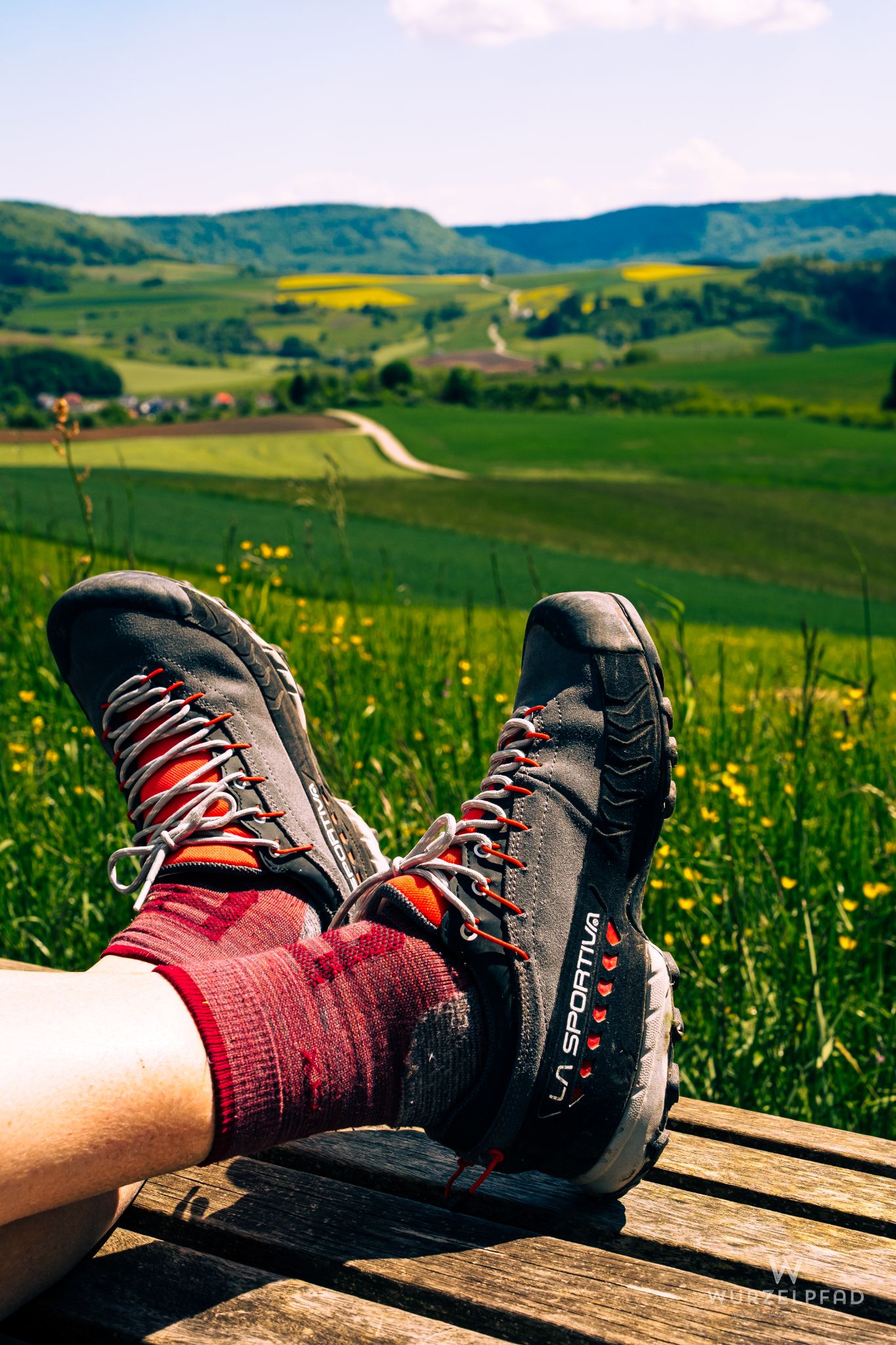 Blick vom Bühl über's Land